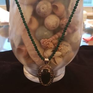 Karis Green Aventurine, Pendant Necklace